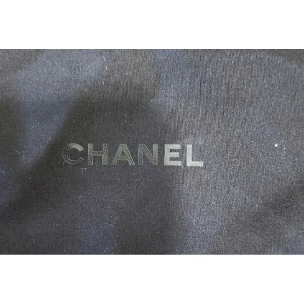 Chanel Black Drawstring Dust Bag Small Size 5.5''x 6''